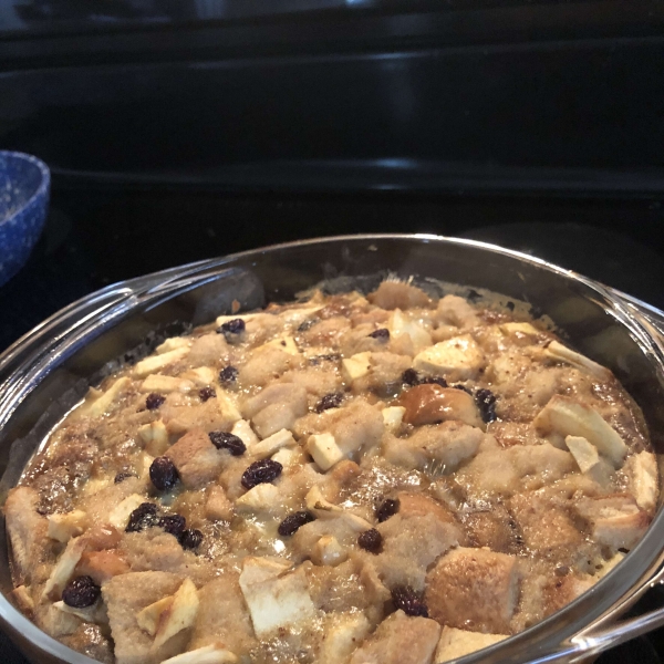 Gramma's Apple Bread Pudding