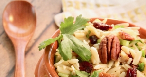 Orzo Pasta Salad with Dried Cranberries
