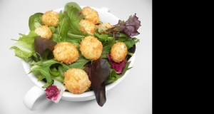Arugula Salad with Fried Goat Cheese