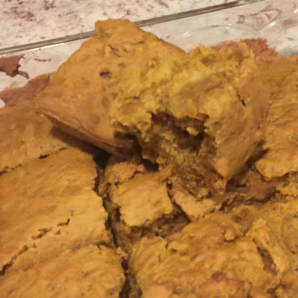 Vegan Pumpkin Pie Blondies
