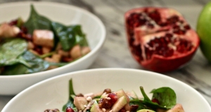 Apple, Pomegranate, and Pecan Salad