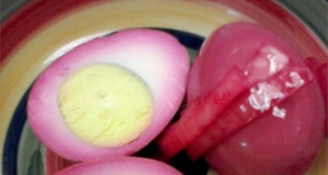 Red Beet Eggs for a Crowd