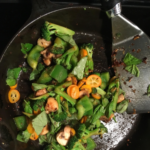 Bulgur Veggie Stir Fry