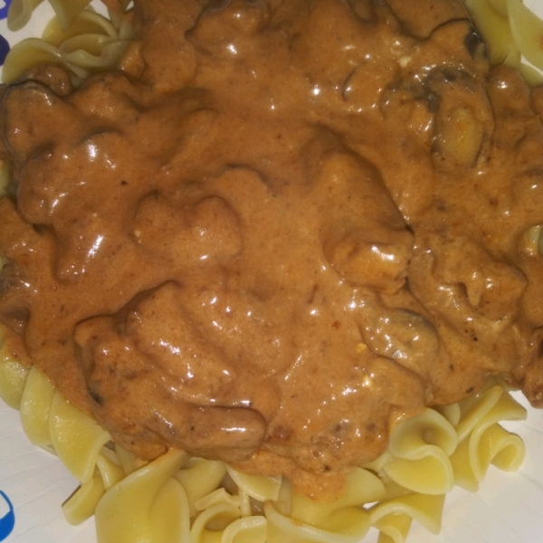 Nana's Beef Stroganoff