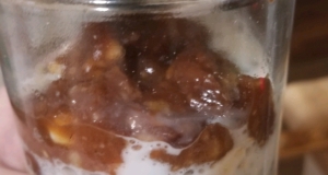 Almond Butter & Jam Overnight Oats