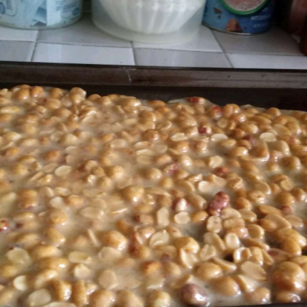Easy Microwave Peanut Brittle