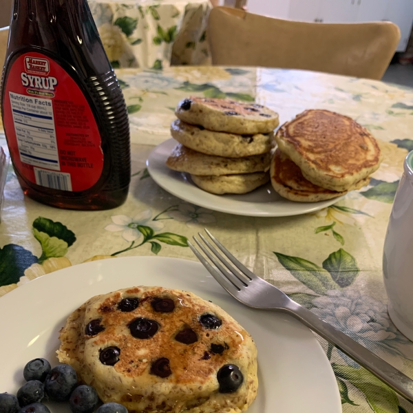 Blueberry Flax Pancakes
