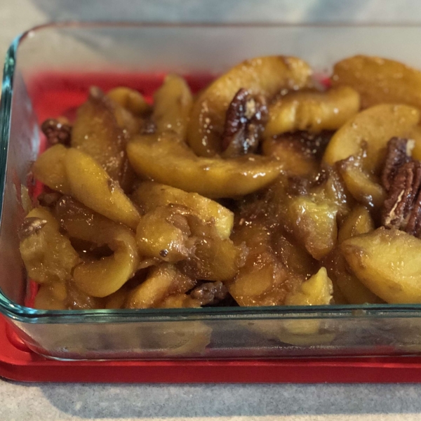 Baked Sliced Peaches