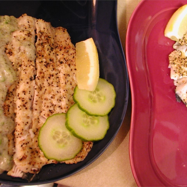 Rainbow Trout with Yogurt Sauce