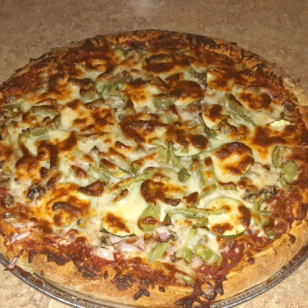 Homemade Veggie Pizza