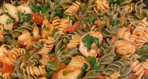 Caribbean Pasta with Shrimp