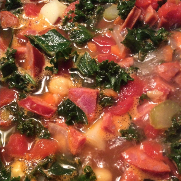 Portuguese Sausage Soup