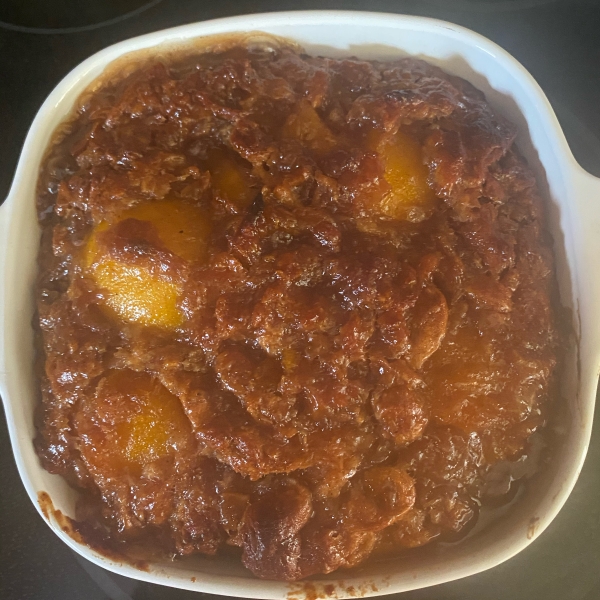 Butter Biscuit Peach Cobbler