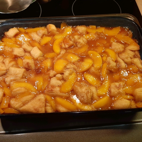 Butter Biscuit Peach Cobbler