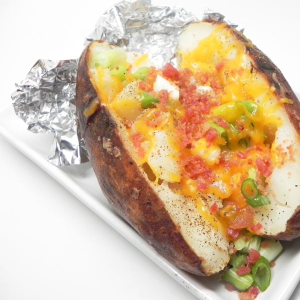 Baked Potatoes on the Grill