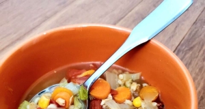 Instant Pot Vegan Vegetable and Barley Soup