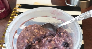 Overnight Light PB&J Oats