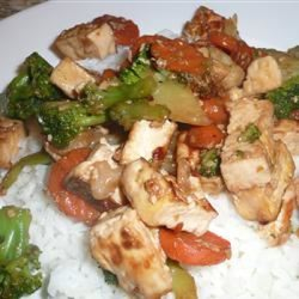 Wicked Garlic Tofu Saute