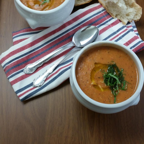 Tomato Bisque with Chicken
