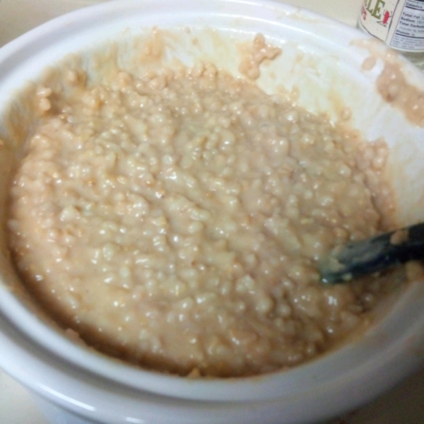 Peanut Butter and Maple Oatmeal