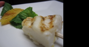 Espetinho de Queijo Coalho Com Abacaxi (Brazilian Grilled Cheese with Pineapple)