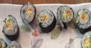 Homemade Vegetable Sushi