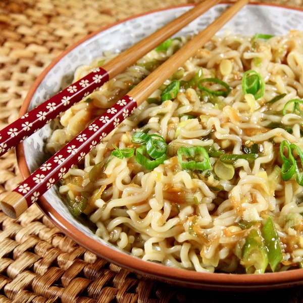 Ginger-Scallion Ramen Noodles