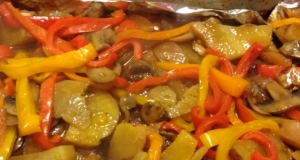 Sheet Pan Ground Beef, Potato, and Carrot Dinner