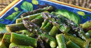 Roasted Asparagus with Sea Salt and Parmesan