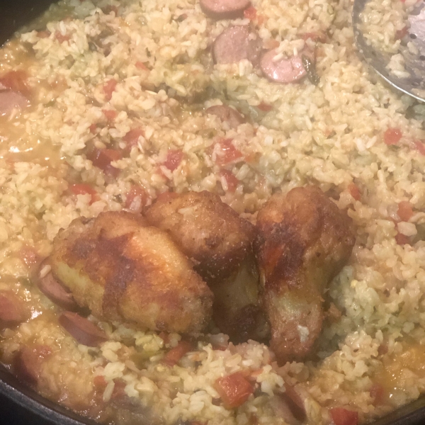 Chicken and Rice with Cumin and Cilantro