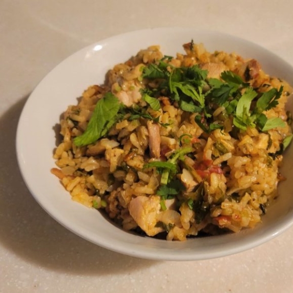 Chicken and Rice with Cumin and Cilantro