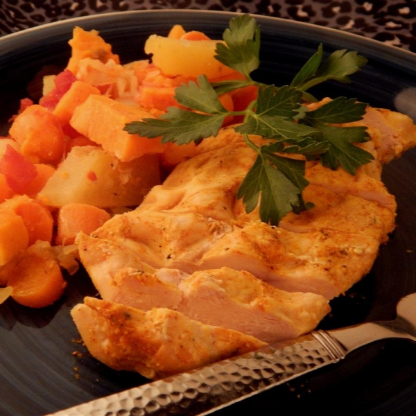 Golden Vegetable Chicken