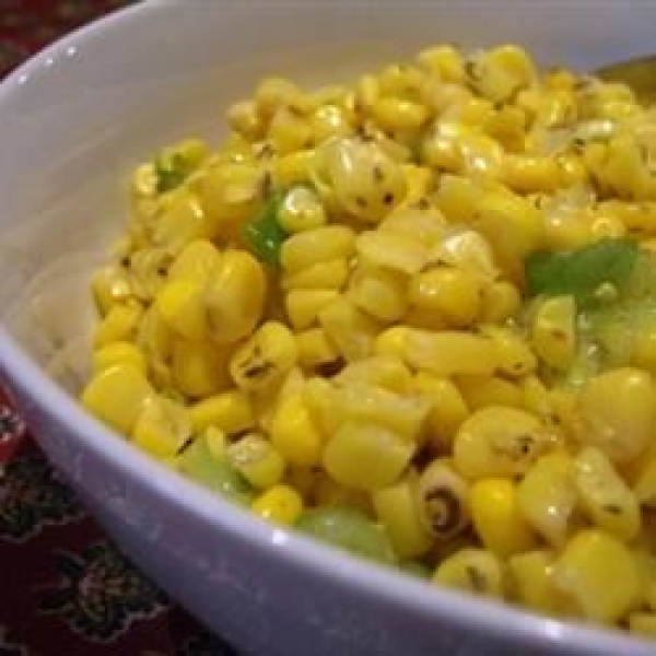 Easy Corn and Green Onion Salad