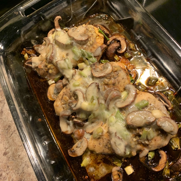 Mushroom and Swiss Chicken