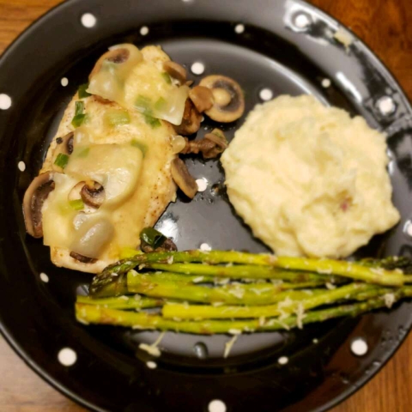 Mushroom and Swiss Chicken