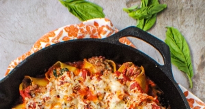 Cheesy Meatless Stuffed Shells