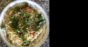 Pasta Primavera with Cauliflower Sauce