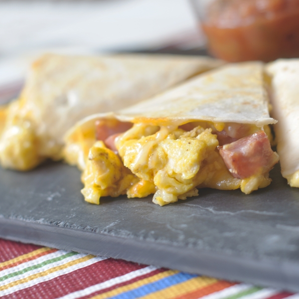 Ham, Egg, and Cheese Quesadillas