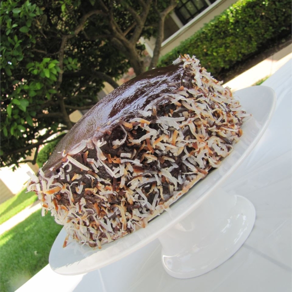 Chocolate Coconut Cream Cake