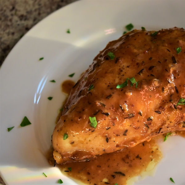 Chicken with Maple Mustard Glaze