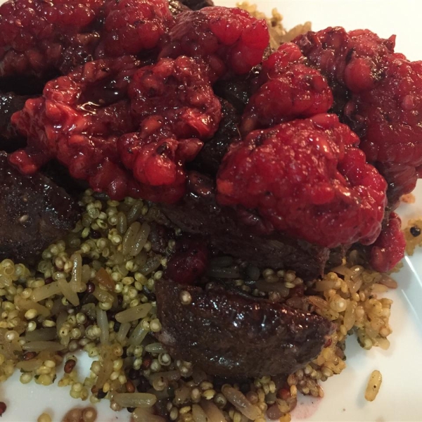 Duck Breasts with Raspberry Sauce