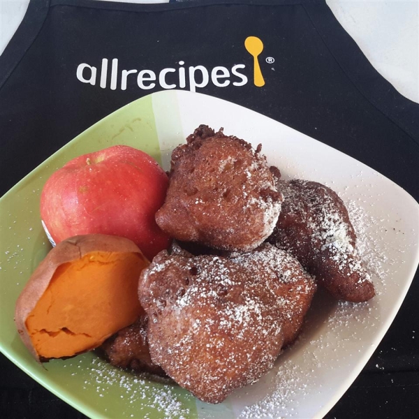 Sweet Potato and Fruity Fritter