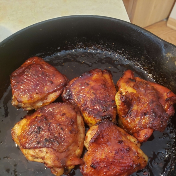 Garlic-Brown Sugar Chicken Thighs