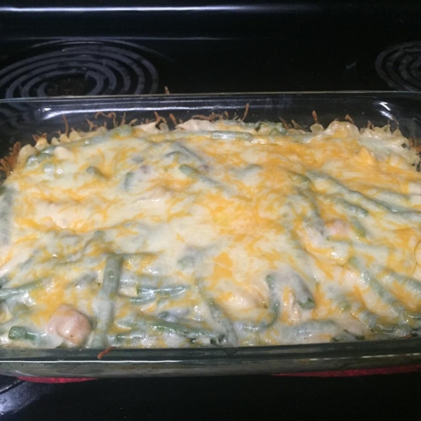 Cheesy Chicken Asparagus Casserole