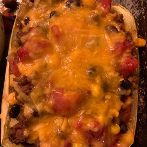 Chorizo-Stuffed Spaghetti Squash