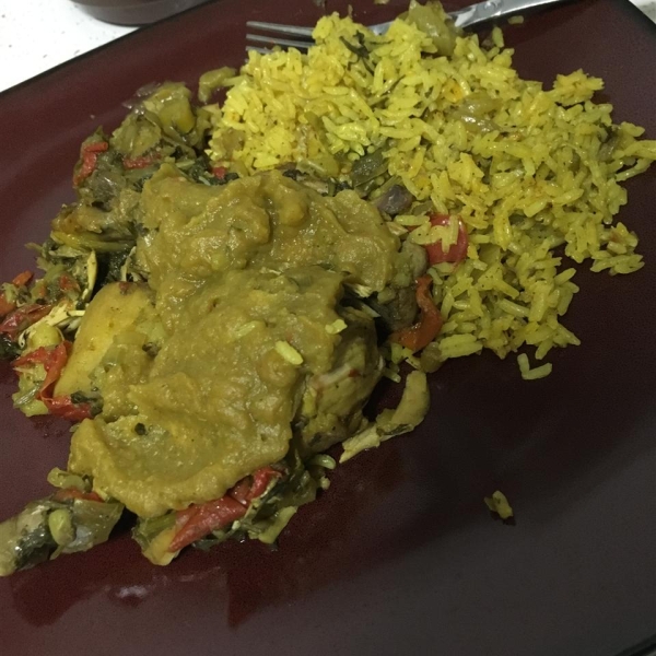 Pollo (Chicken) Fricassee from Puerto Rico