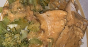 Crock Pot Cheesy Mushroom Chicken