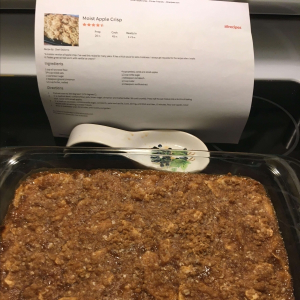 Moist Apple Crisp