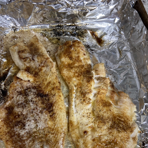 Simple Broiled Haddock
