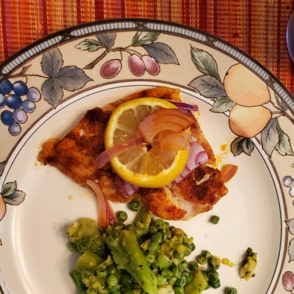 Simple Broiled Haddock